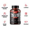 Nitric Oxide Booster Supplement with L Arginine and L Citrulline Essential Amino Acids and Ginseng Root, Energy, Heart Health, Muscle Growth & Circulation Support, 60 Capsules - Image 2