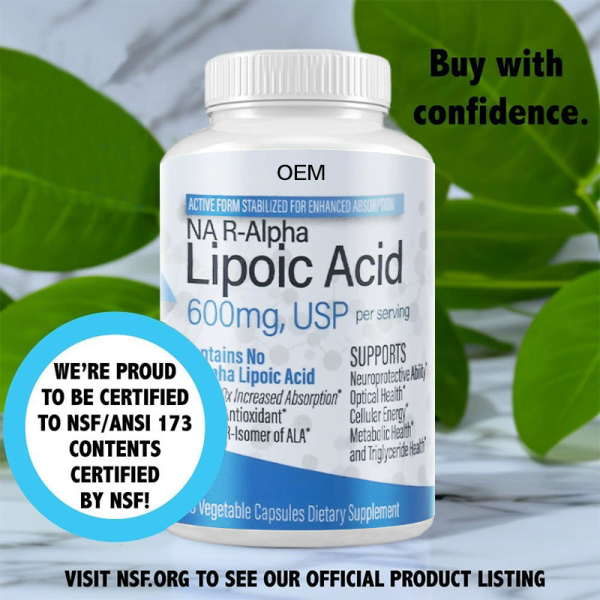 Stabilized R-Alpha Lipoic Acid ((True)) 600mg per Serving [[High Potency & up to 40x Increased Absorption]] (Na R-ALA) (Na R-LA) (Na R-Lipoate) (1 Bottle) - Image 4