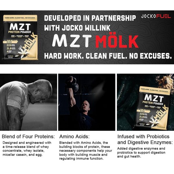 Whey Protein Powder 22g Protein - Sugar Free Monk Fruit Blend - Muscle Recovery & Growth, Packaging May Vary - Image 2