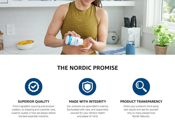 Nordic Naturals Omega-3, Lemon Flavor - 180 Soft Gels - 1280 mg Omega-3 - Fish Oil - EPA & DHA - Immune Support, Brain & Heart Health, Optimal Wellness - Non-GMO - 90 Servings - Image 4